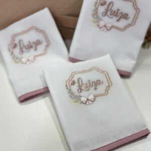 Kit 3 Fraldas de Boca Personalizadas – Linha Essencial